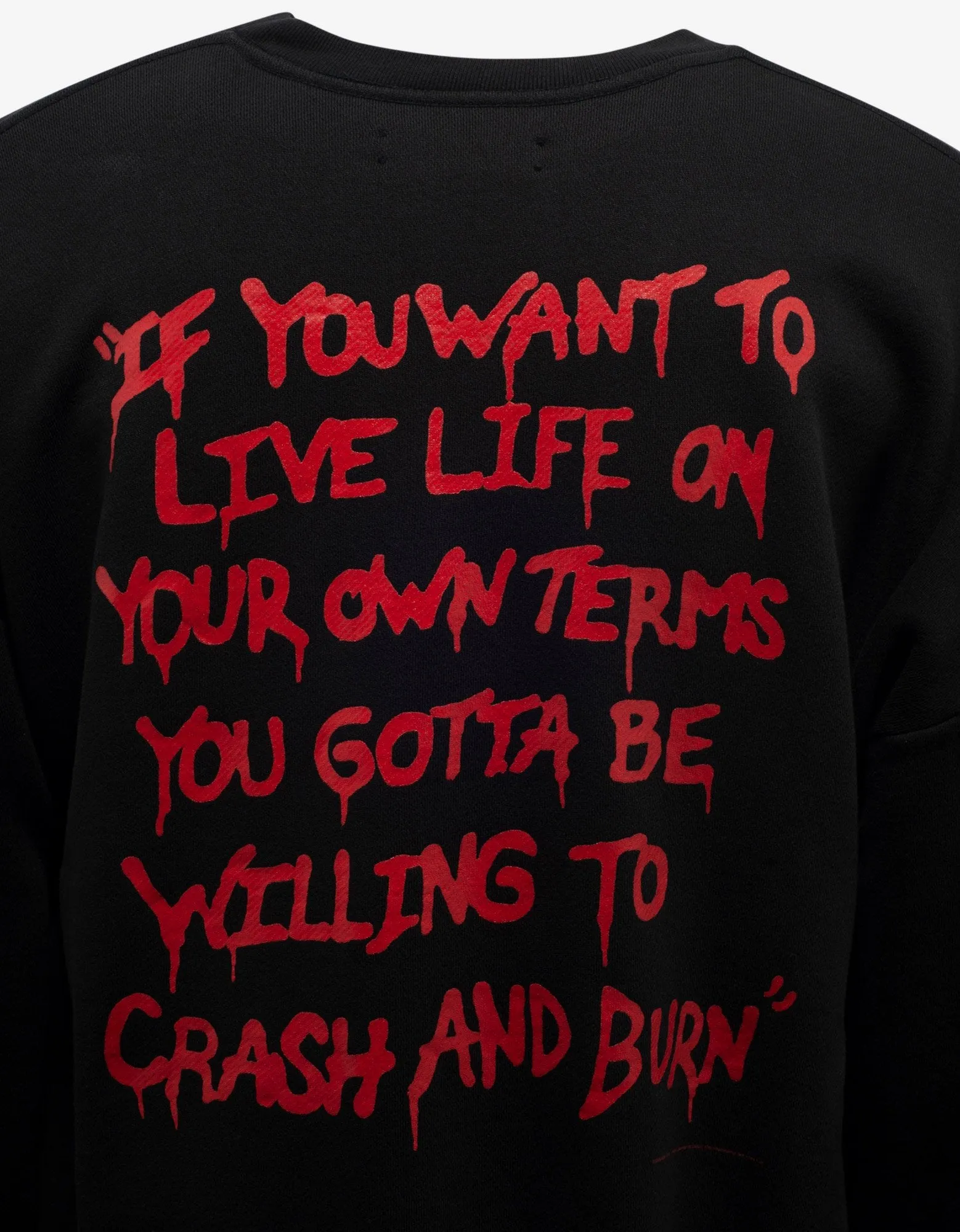 Black Mötley Crüe Dr Feelgood Oversized Sweatshirt