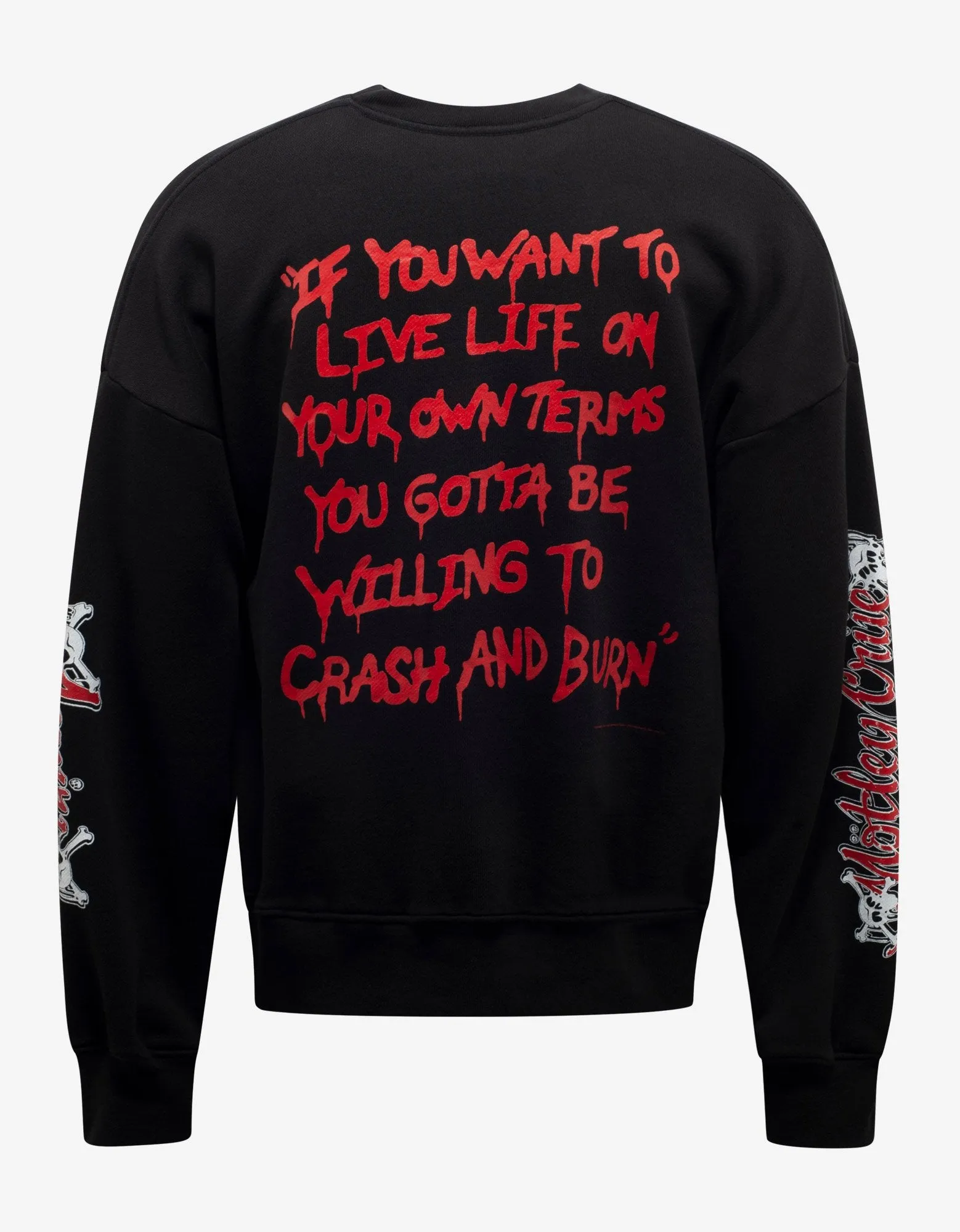 Black Mötley Crüe Dr Feelgood Oversized Sweatshirt