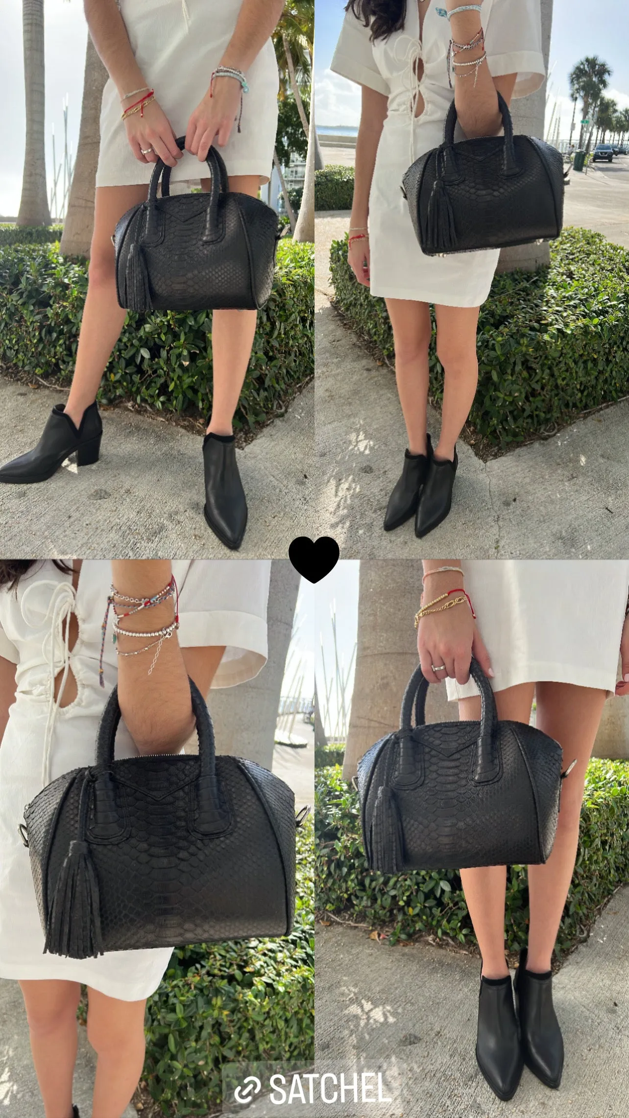 Black Satchel Bag