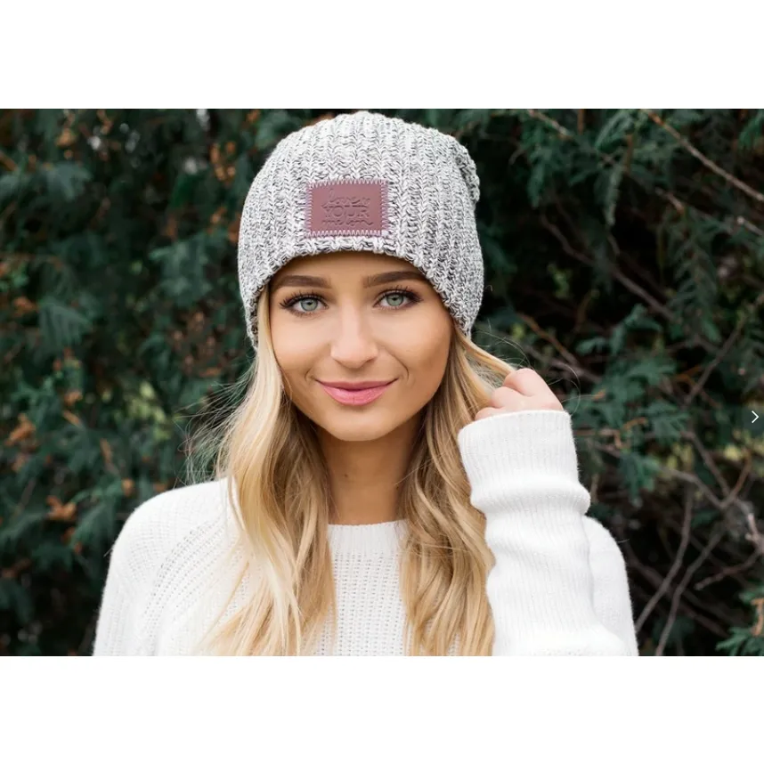 Black Speckled Beanie