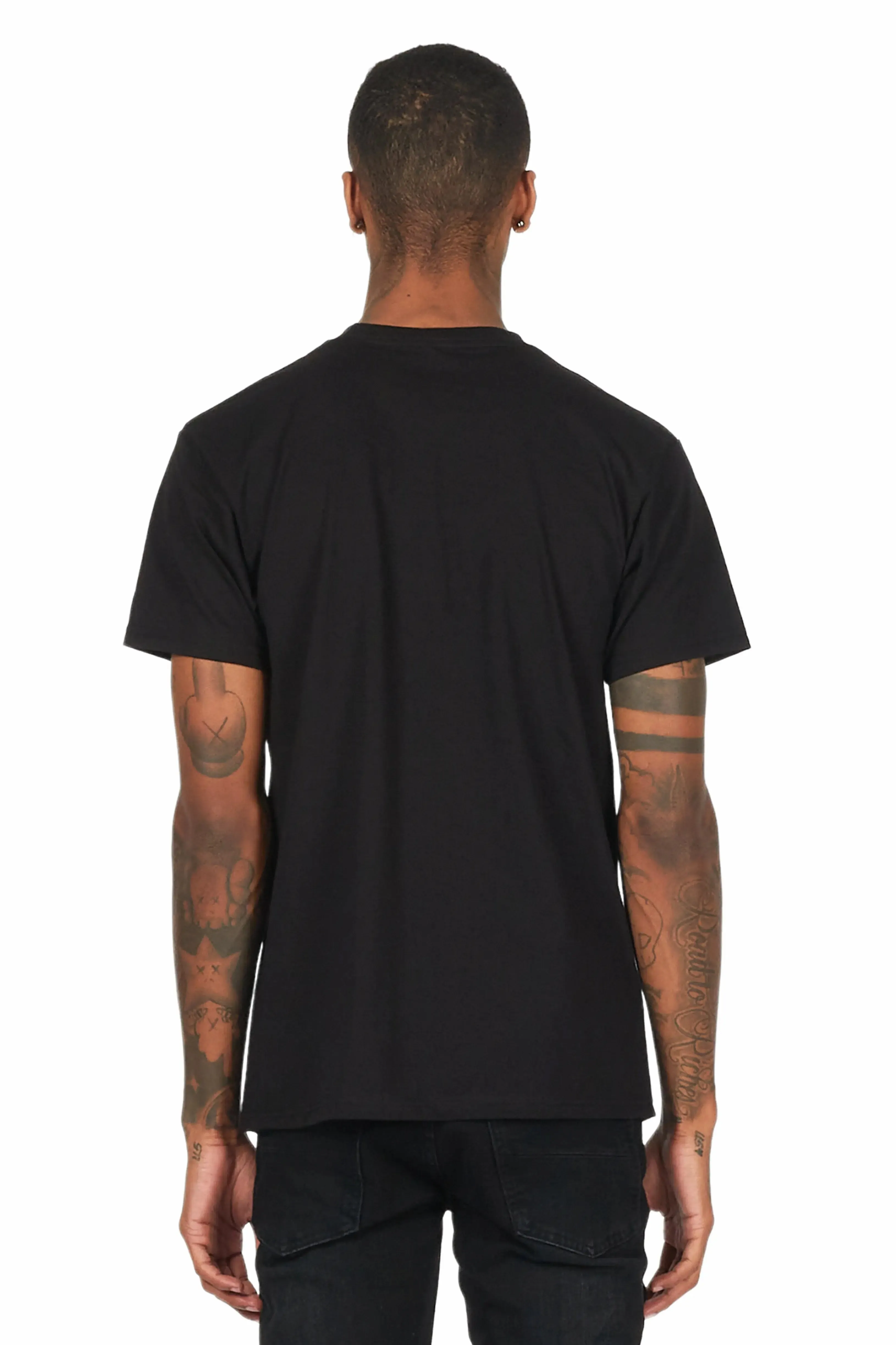 Bolk Black Graphic T-Shirt