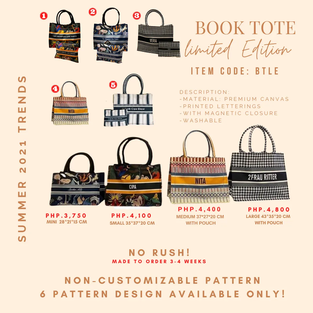 Book Tote Limited Edition