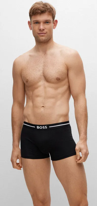 Boss 3 Pair Trunks Bold In Black For Men