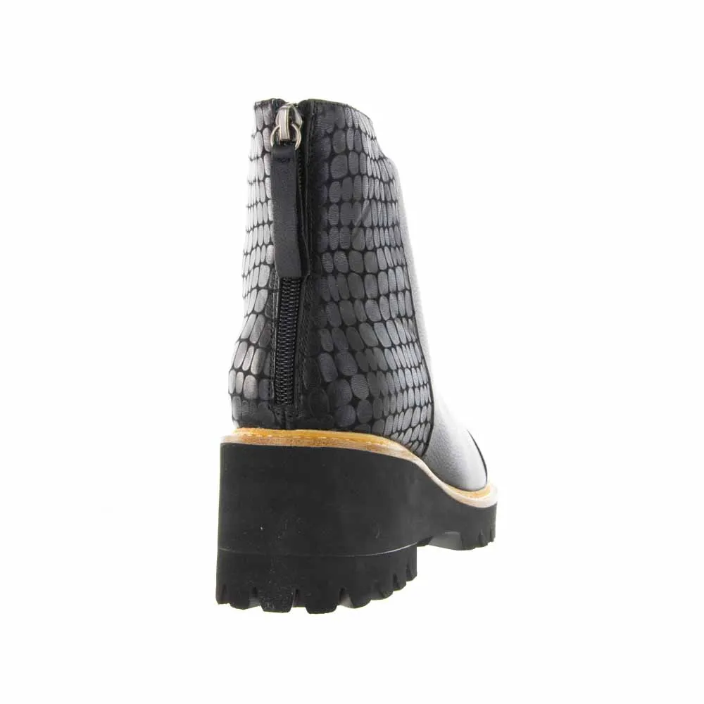 BRESLEY PUCK BLACK CROC