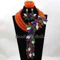 Bridal African Coral Beads Jewelry Set Original