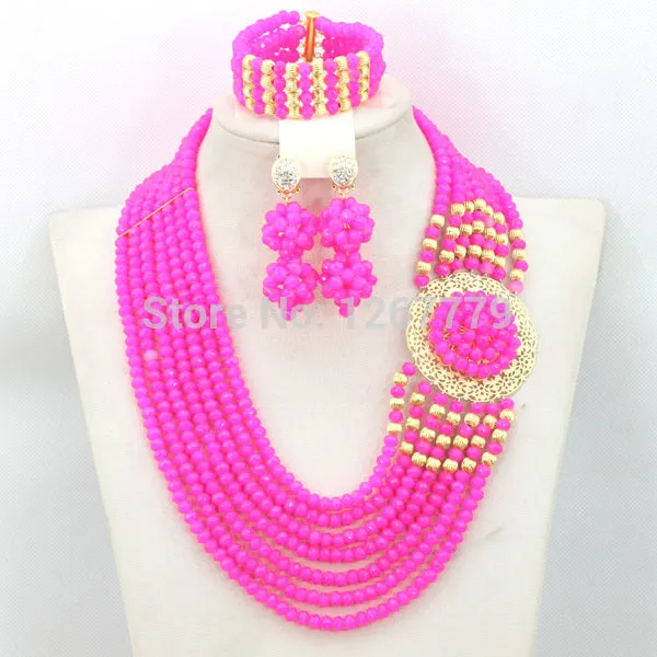 Bridal African Coral Beads Jewelry Set Original