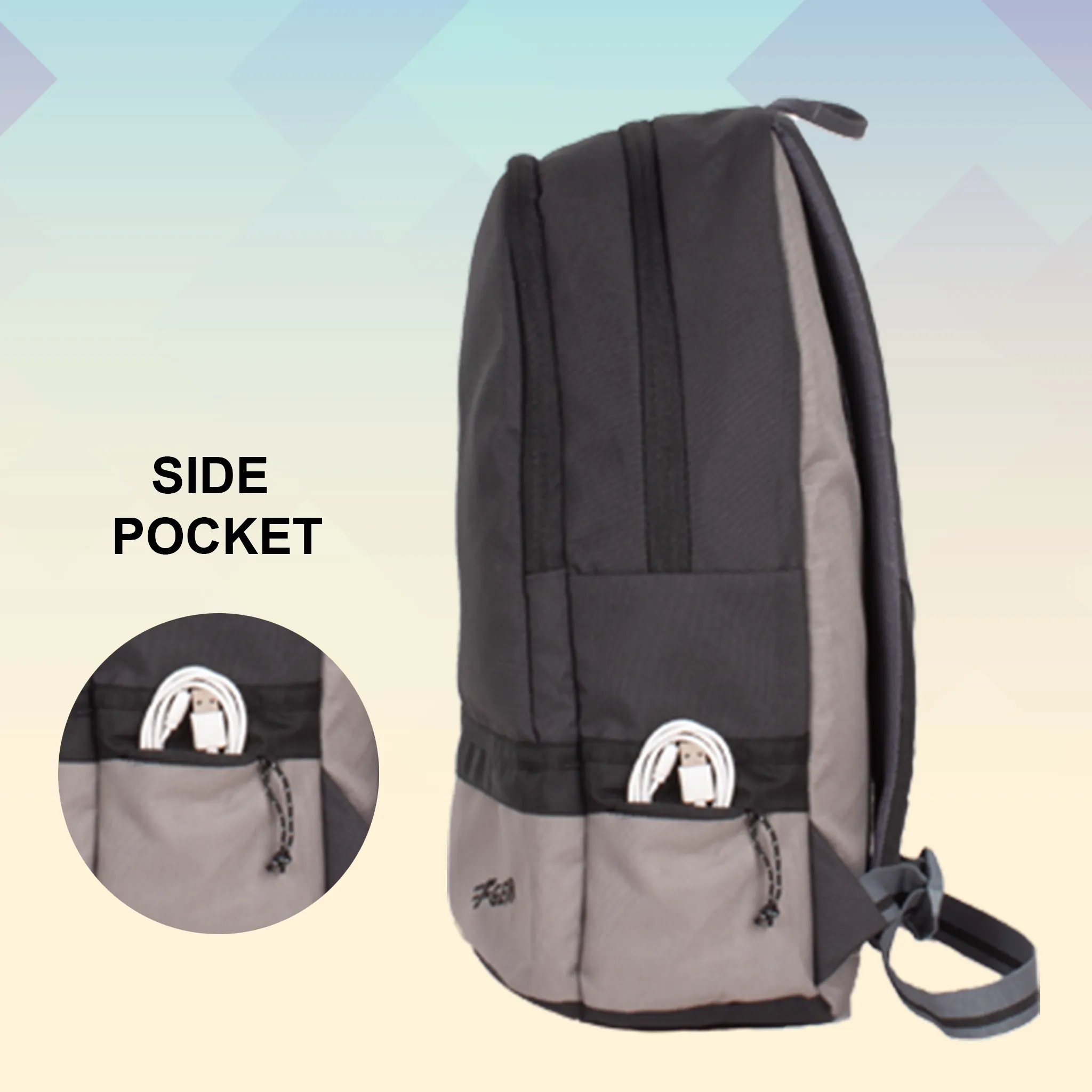 Burner 19L Grey Black Backpack