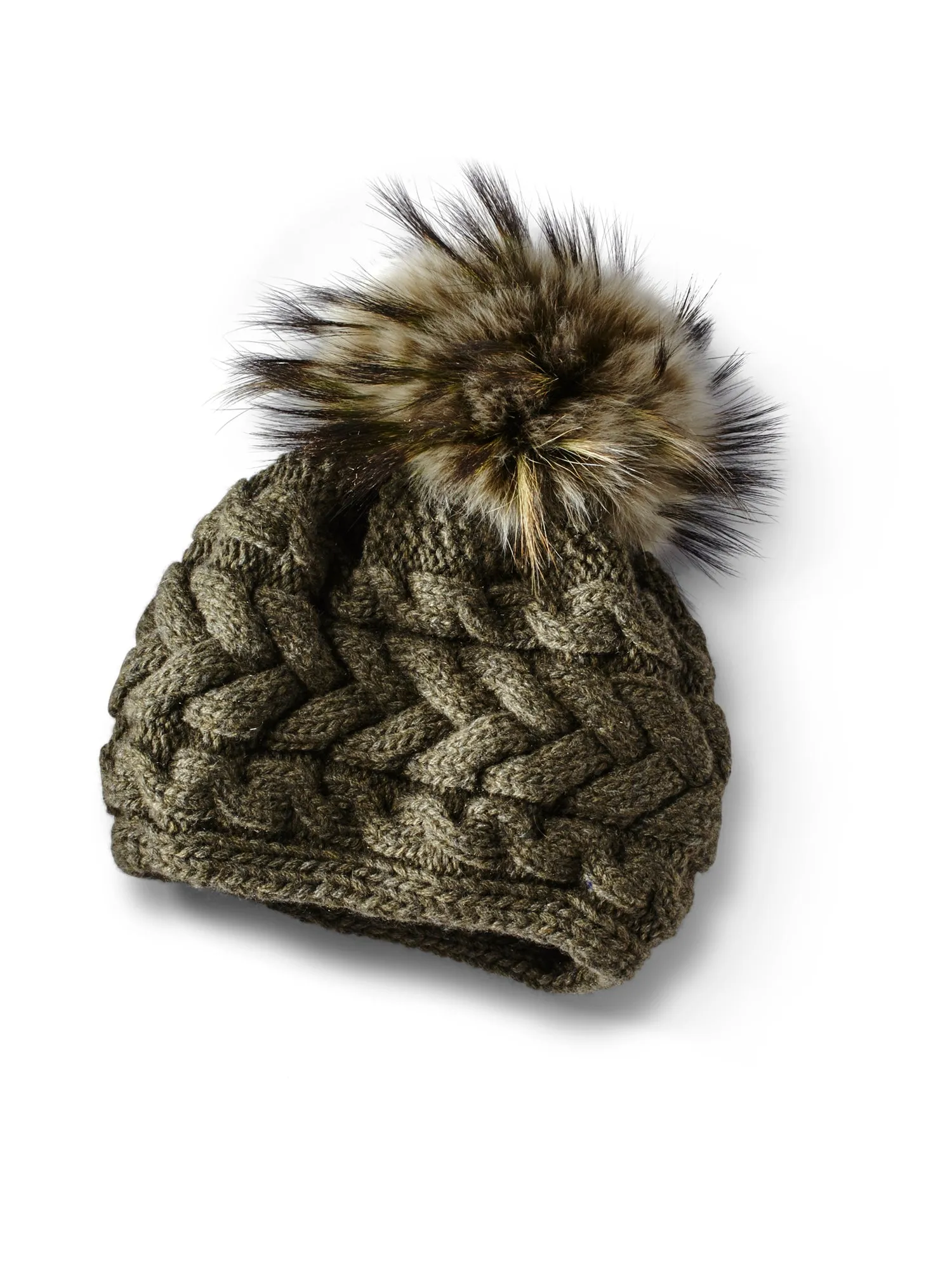 Cable Cashmere Knit Hat