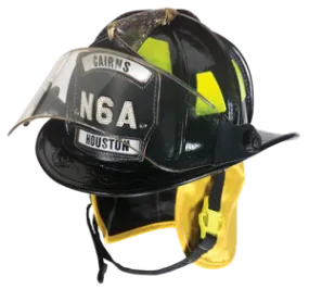 CAIRNS N6A HOUSTON LEATHER FIRE HELMET