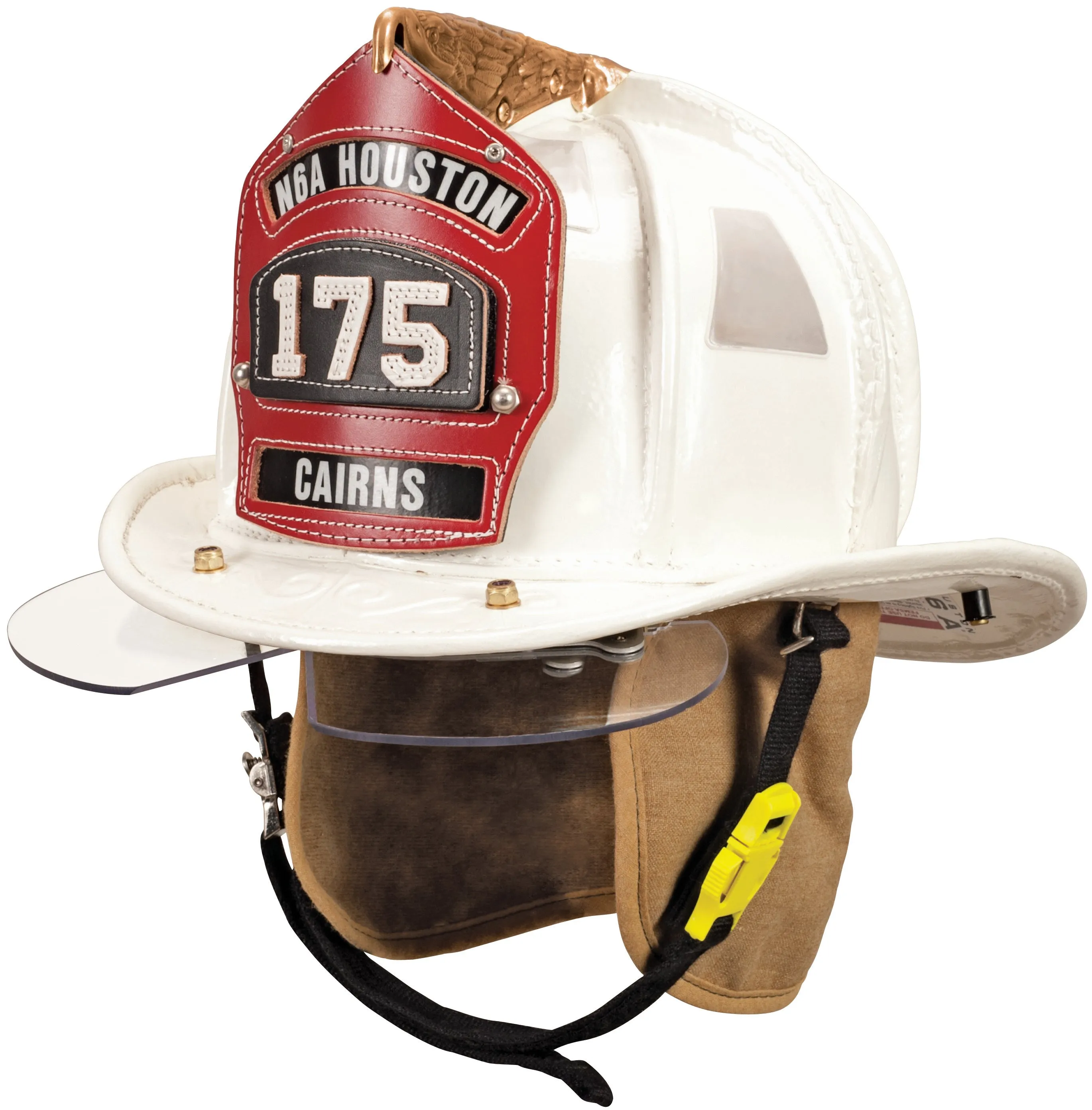 CAIRNS N6A HOUSTON LEATHER FIRE HELMET