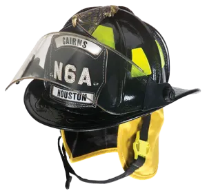 CAIRNS N6A HOUSTON LEATHER FIRE HELMET