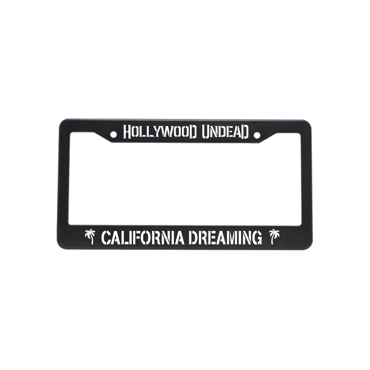 California Dreaming License Plate Frame (Black)