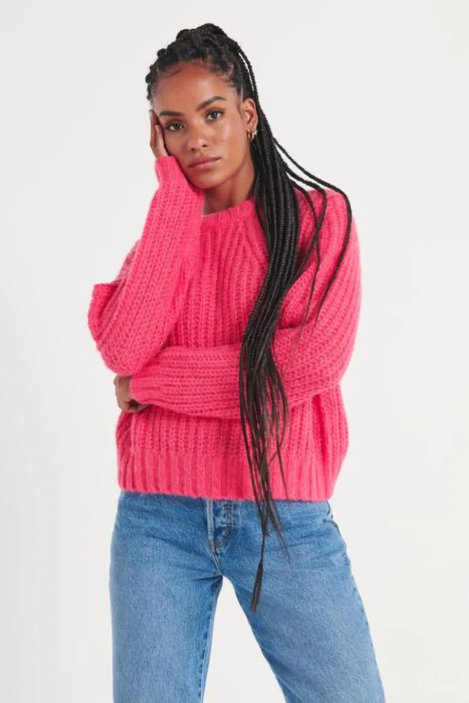 Captain Pink Cordial Wool Blend Knit Jumper