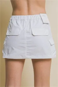 Cargo Skirt with Mini Front Pocket