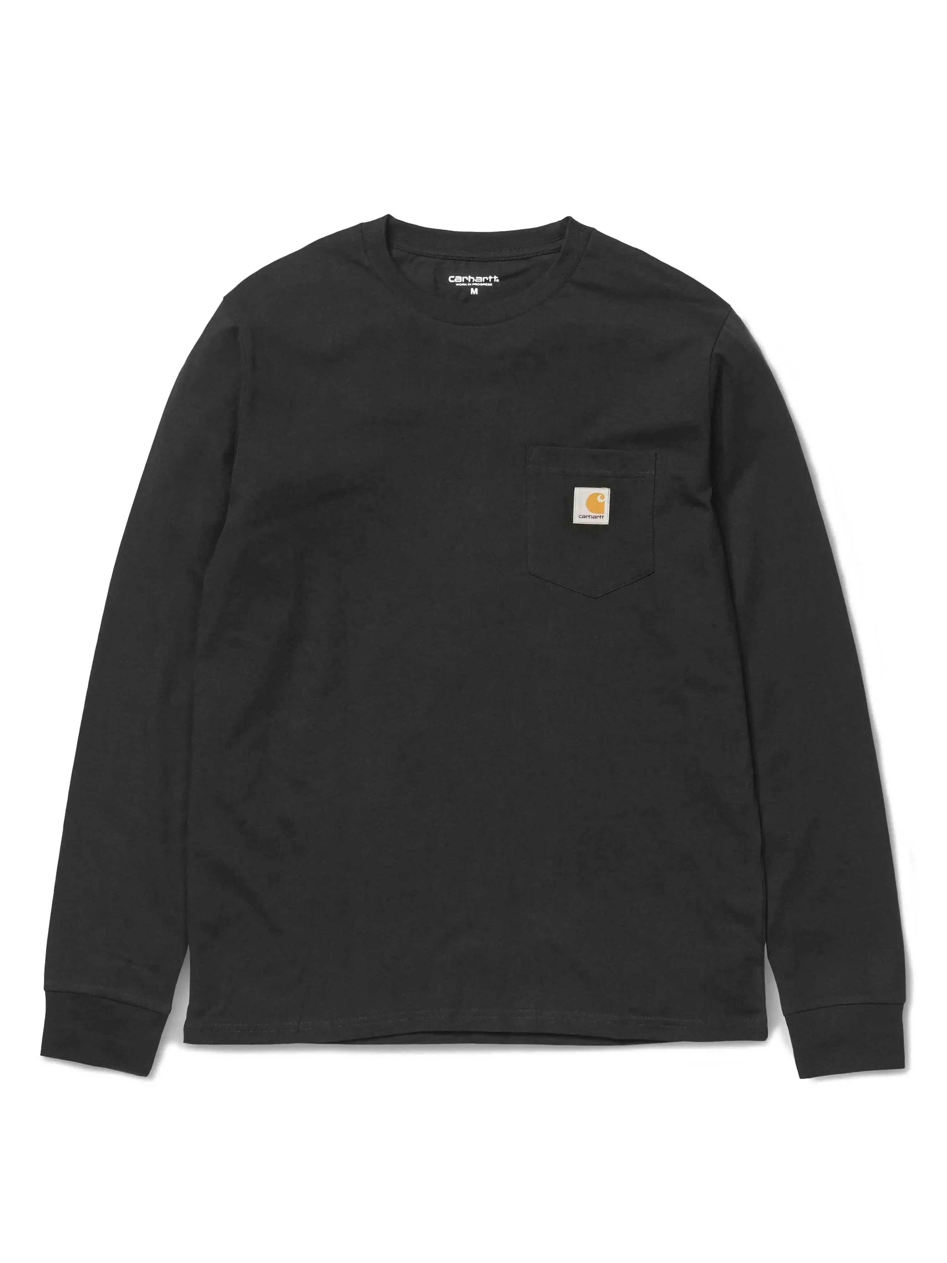 Carhartt Pocket Long Sleeve Tee Black