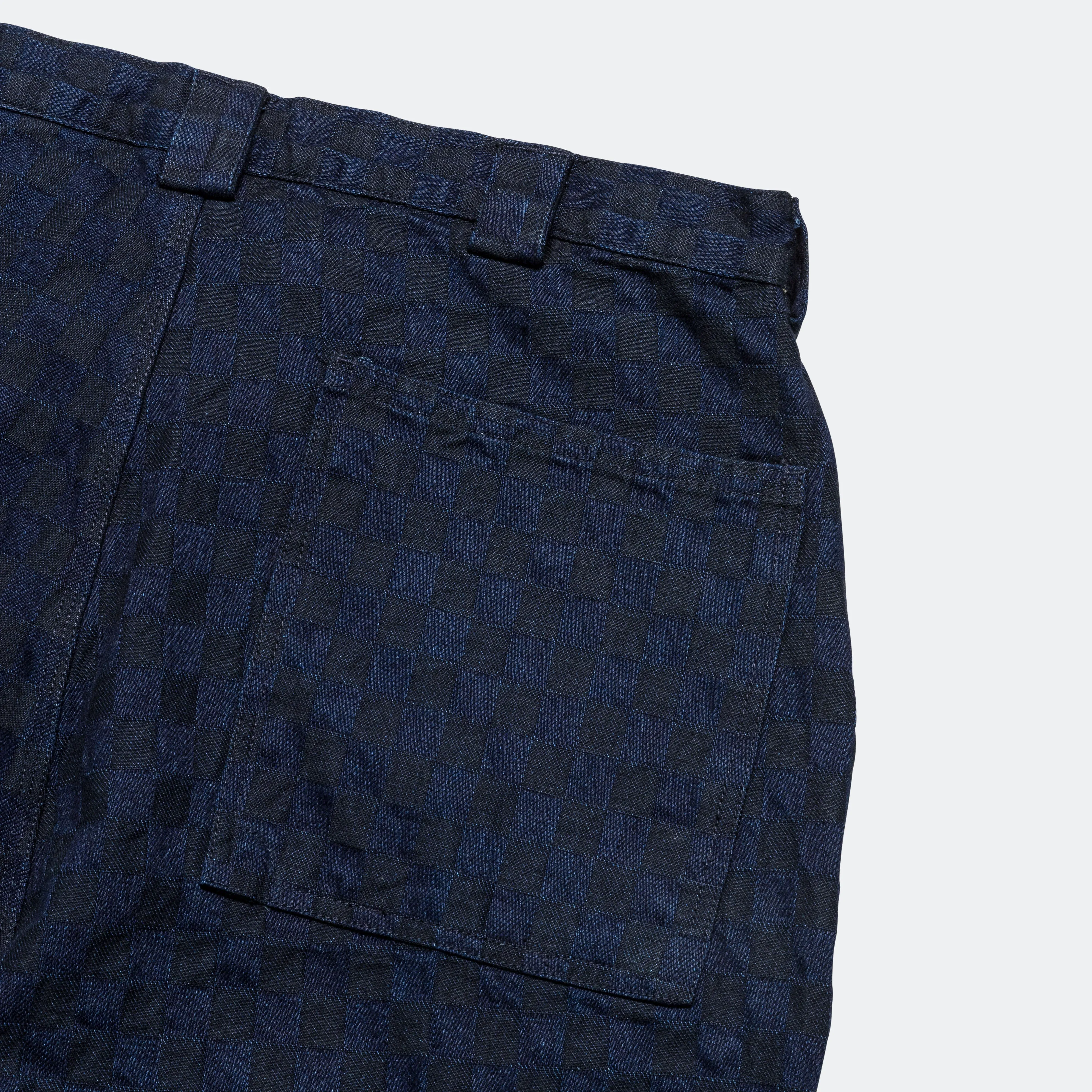 Carpenter Pant - Indigo Denim Check