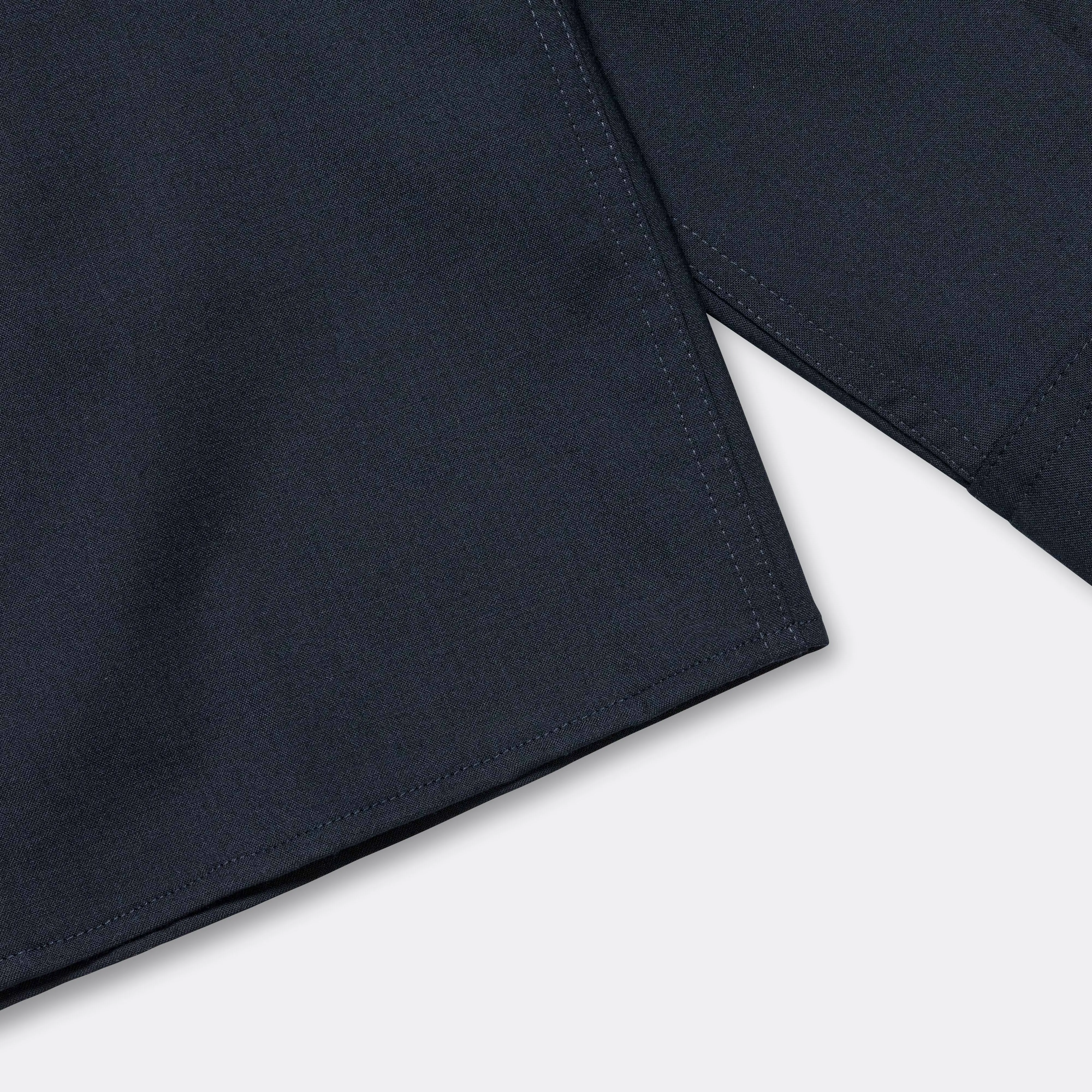 Carsten Light Wool Shirt - Dark Navy