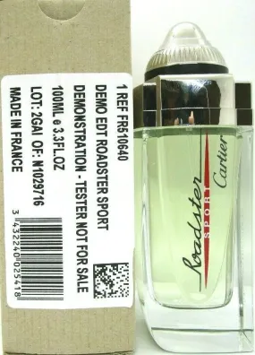 Cartier Roadster Sport 3.3 oz 100 ml Men TESTER