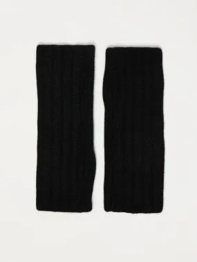 Cashmere Mittens | Black