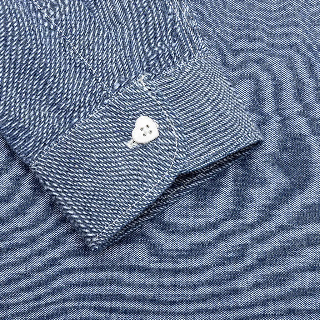 Chambray L/S Shirt - Blue