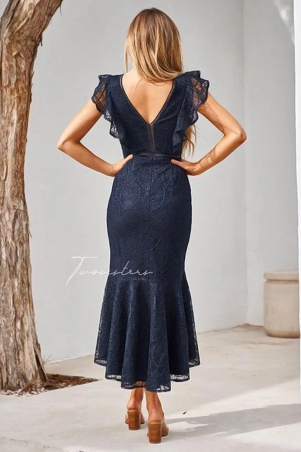 Chantelle Dress - Navy