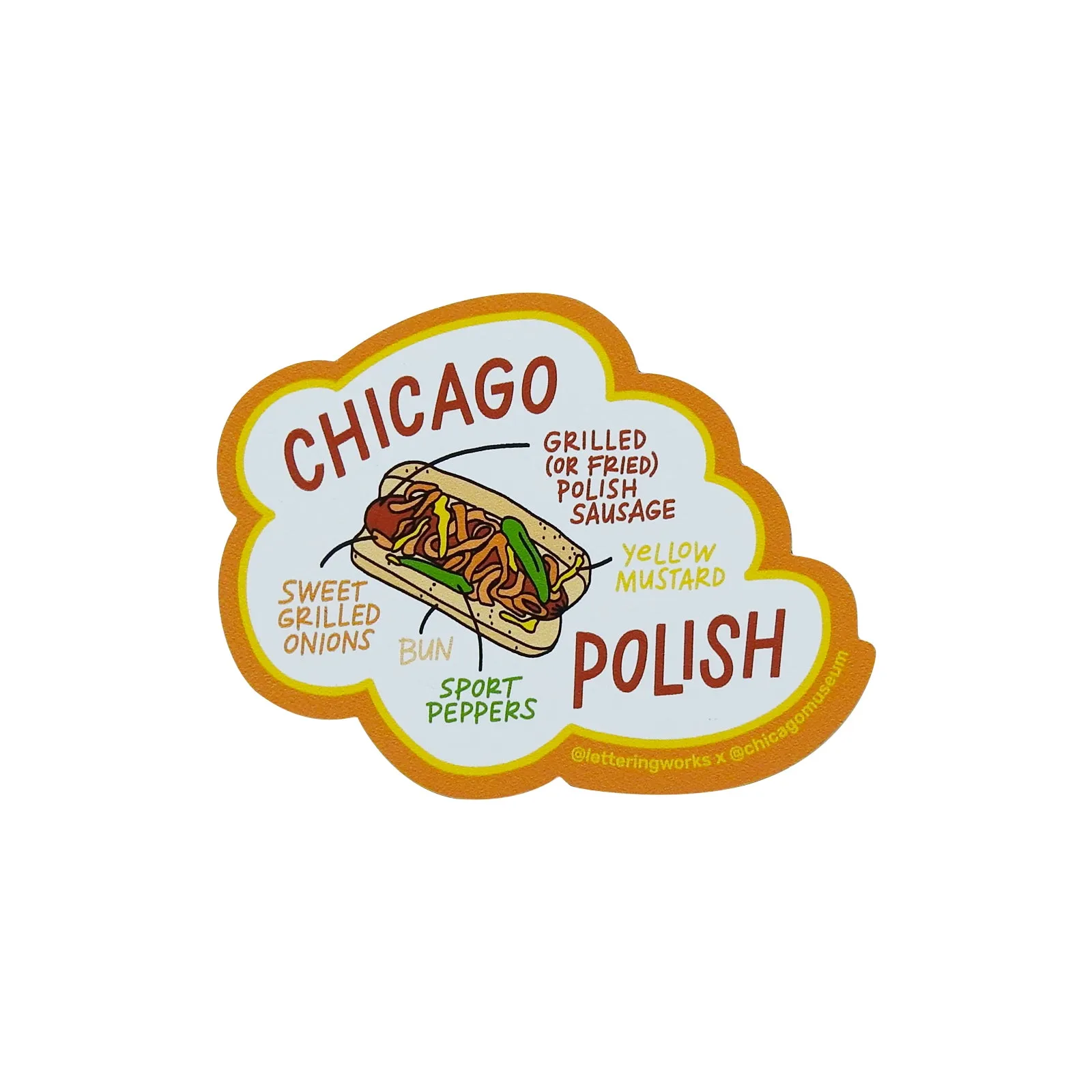 Chicago Polish Sausage Magnet