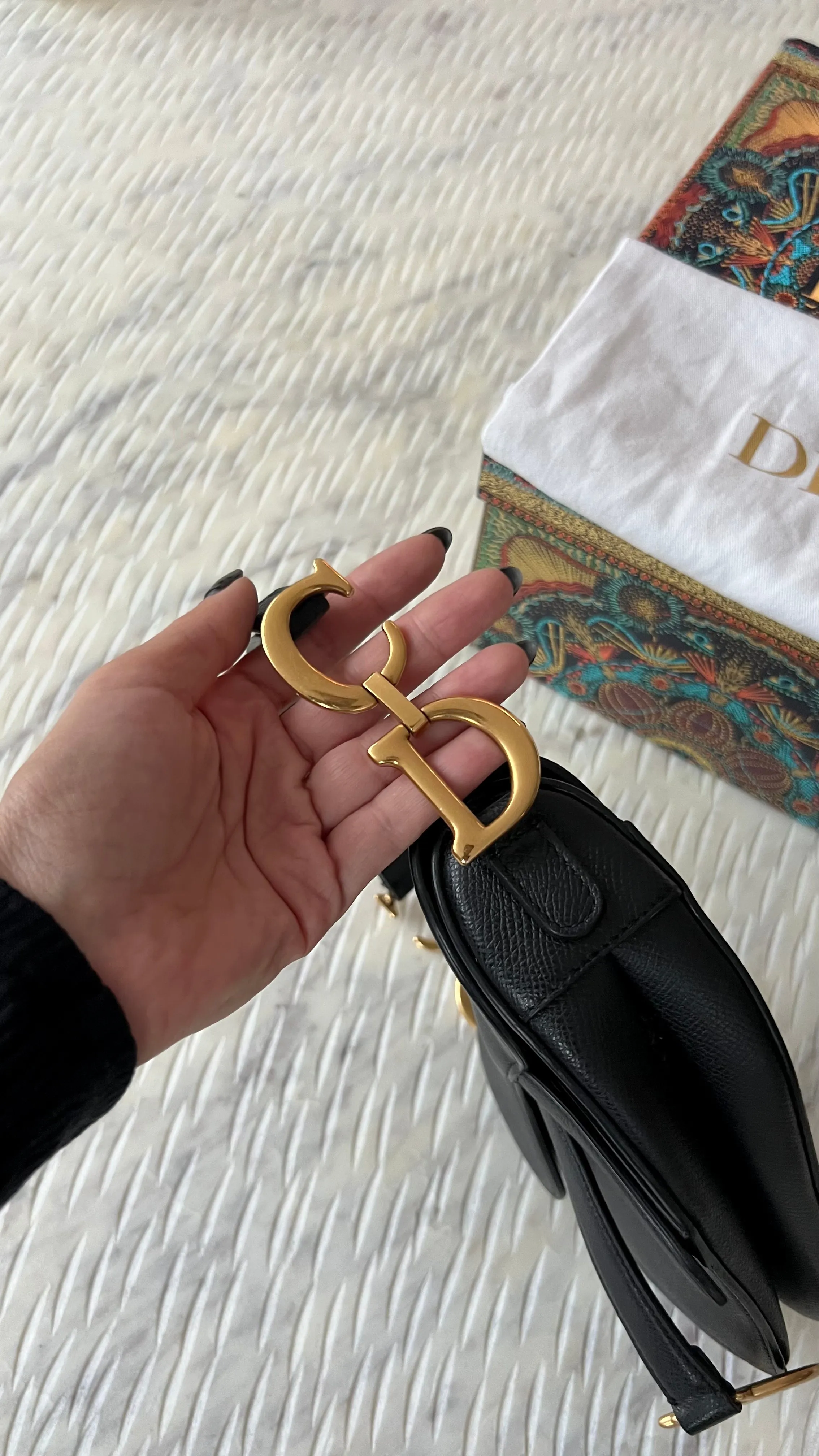 Christian Dior Mini Saddle Bag