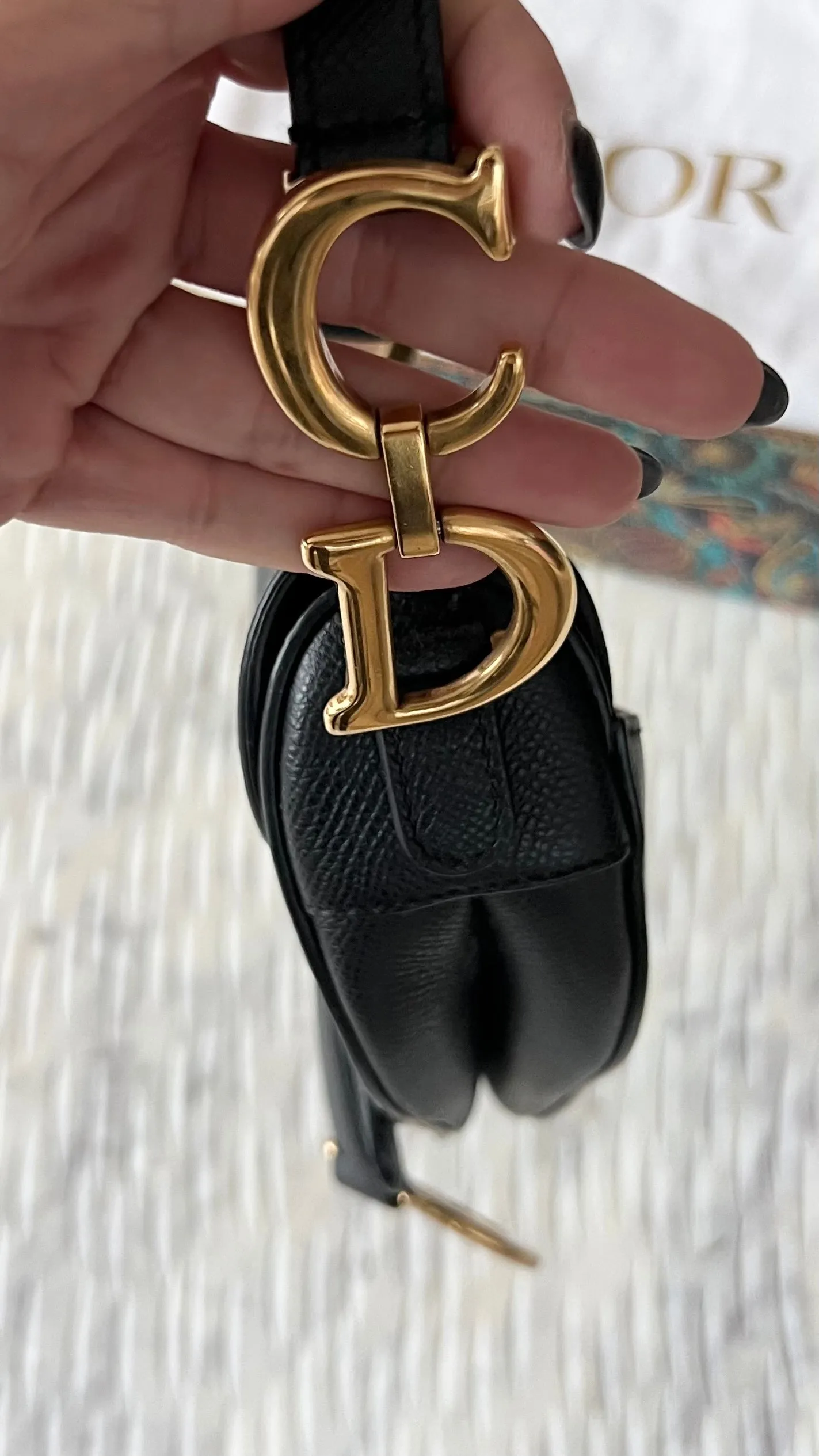 Christian Dior Mini Saddle Bag