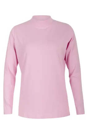 Cotton Elastane Turtle neck Top | PINK | 6553ZZ