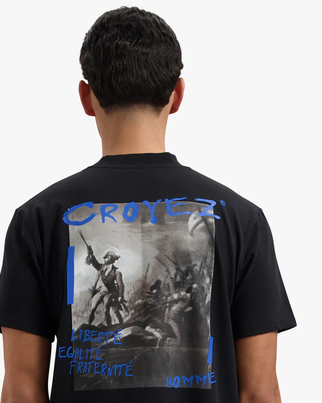 CROYEZ LOUVRE T-SHIRT - VINTAGE BLACK