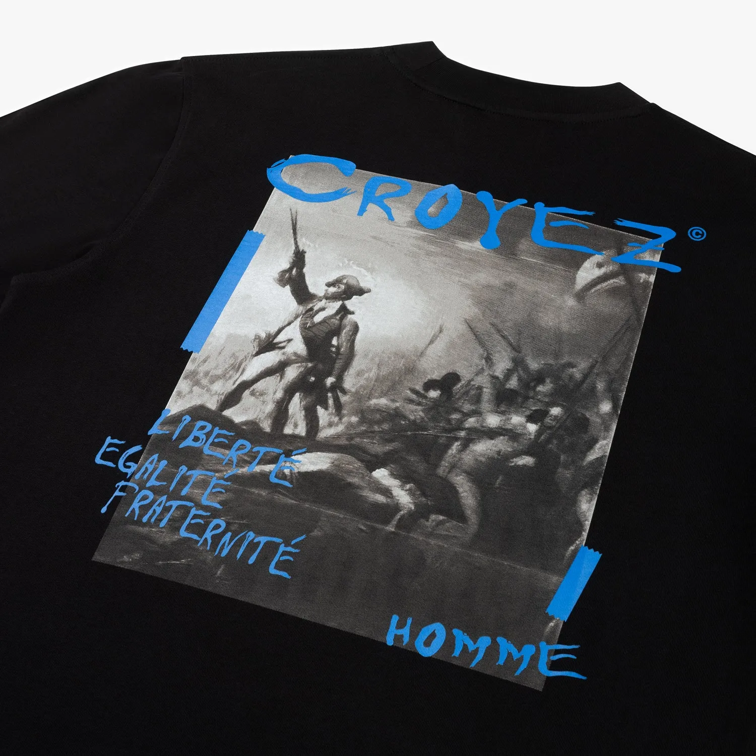 CROYEZ LOUVRE T-SHIRT - VINTAGE BLACK