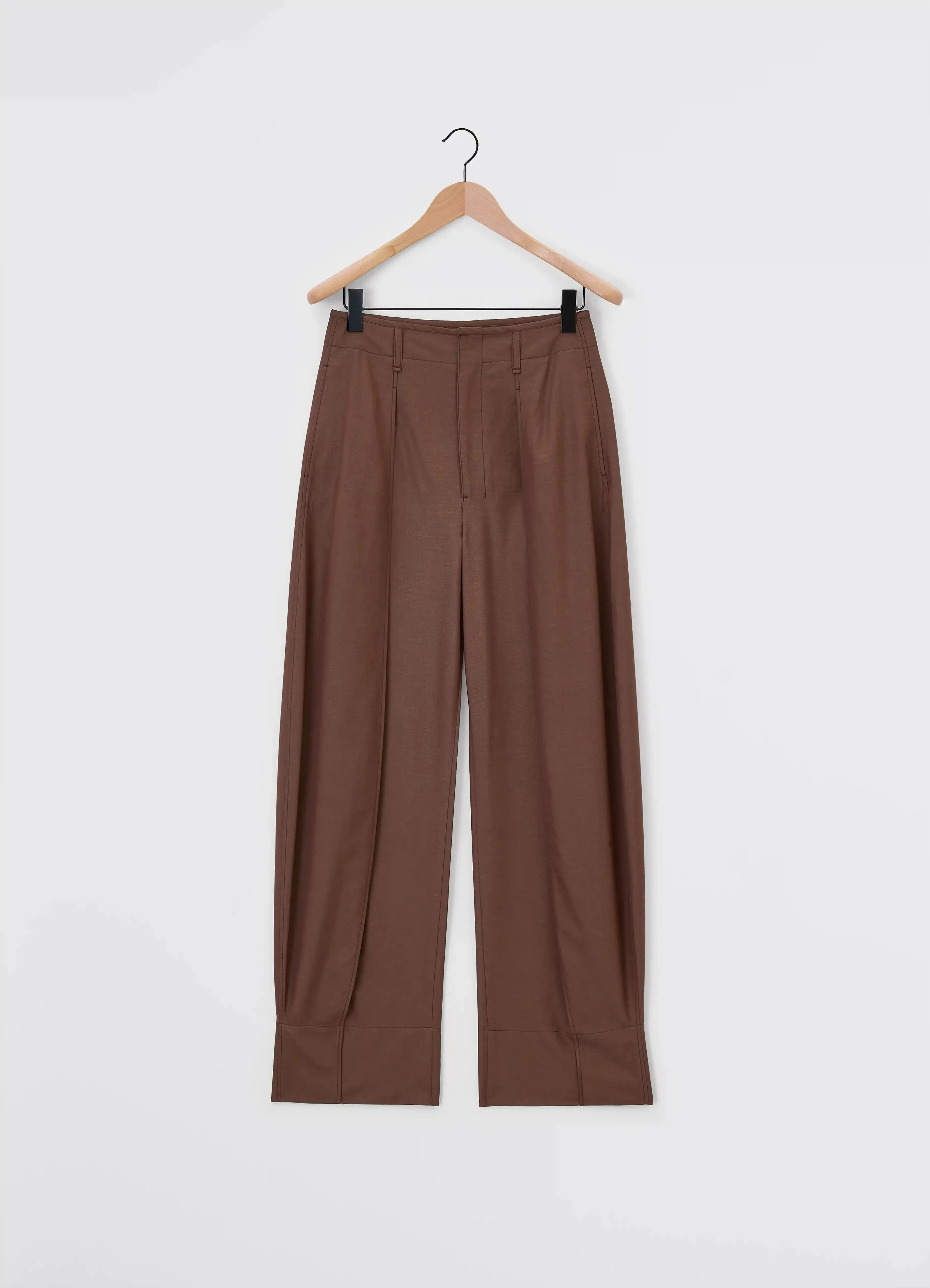 CURVED VOLUME TAILORED PANTS