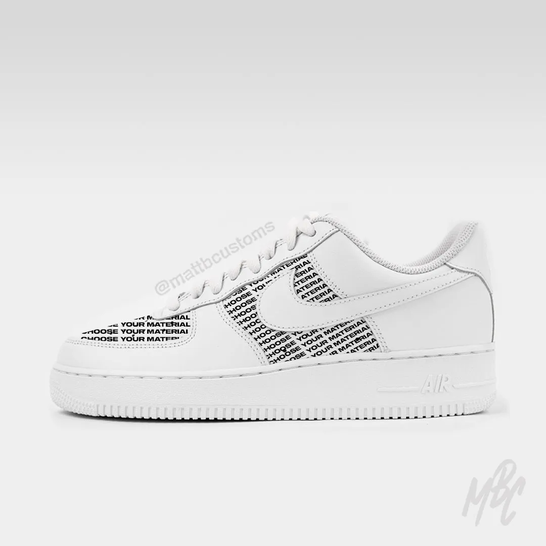 Cut & Sew (Create Your Own) - White Air Force 1 Custom