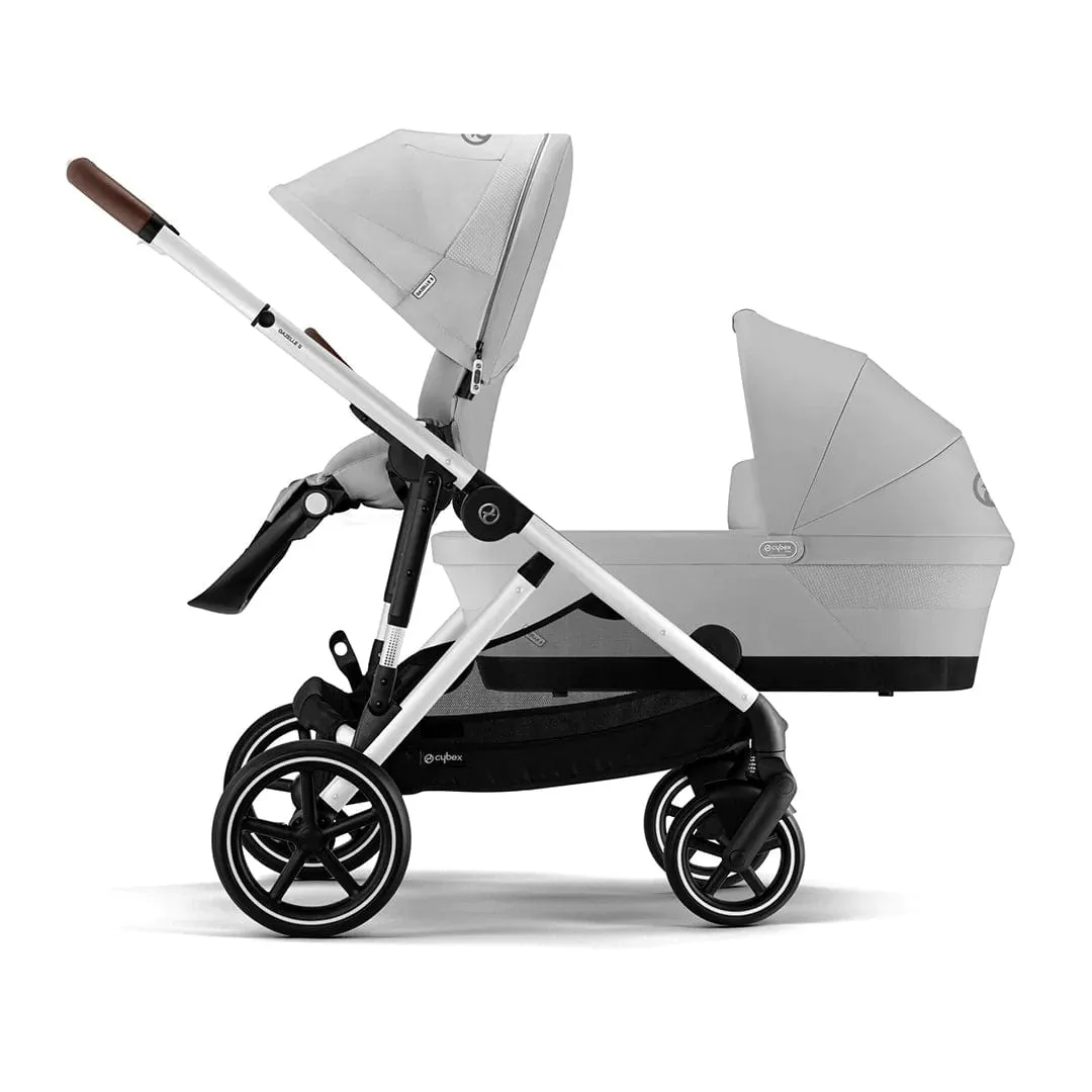 Cybex Gazelle S Essential Bundle - Silver / Lava Grey