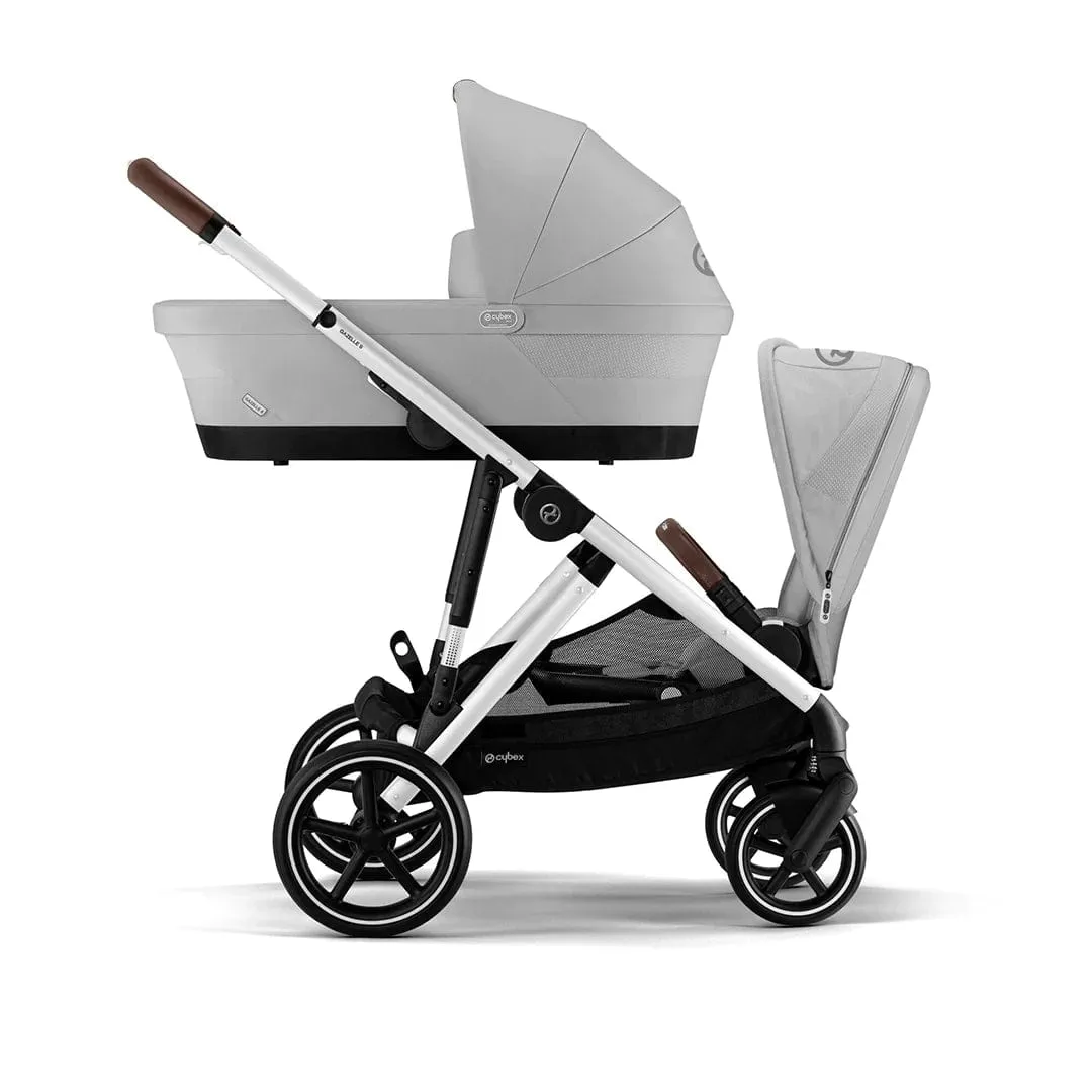 Cybex Gazelle S Essential Bundle - Silver / Lava Grey