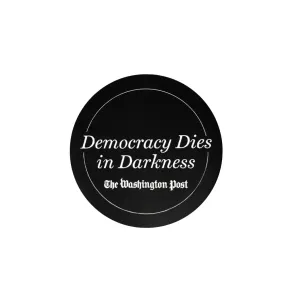 Democracy Dies in the Darkness Car Magnet