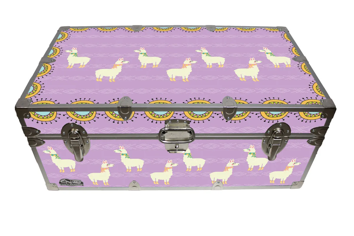 Designer Trunk - Llamas - 32x18x13.5"