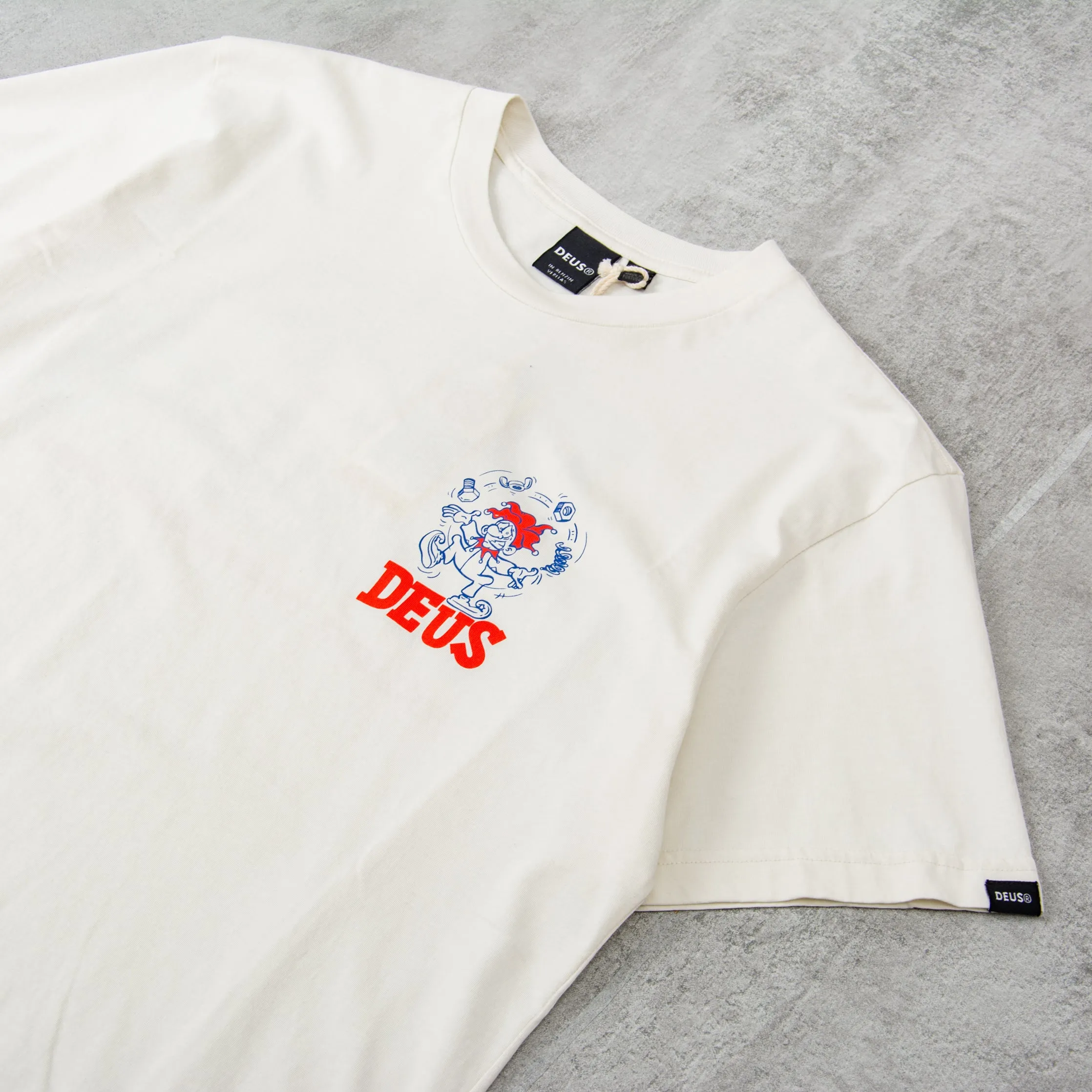 Deus Ex Machina New Redline Tee - Vintage White