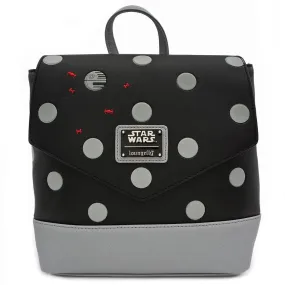 Disney Star Wars Polka Dot Death Star Patterned Mini Backpack