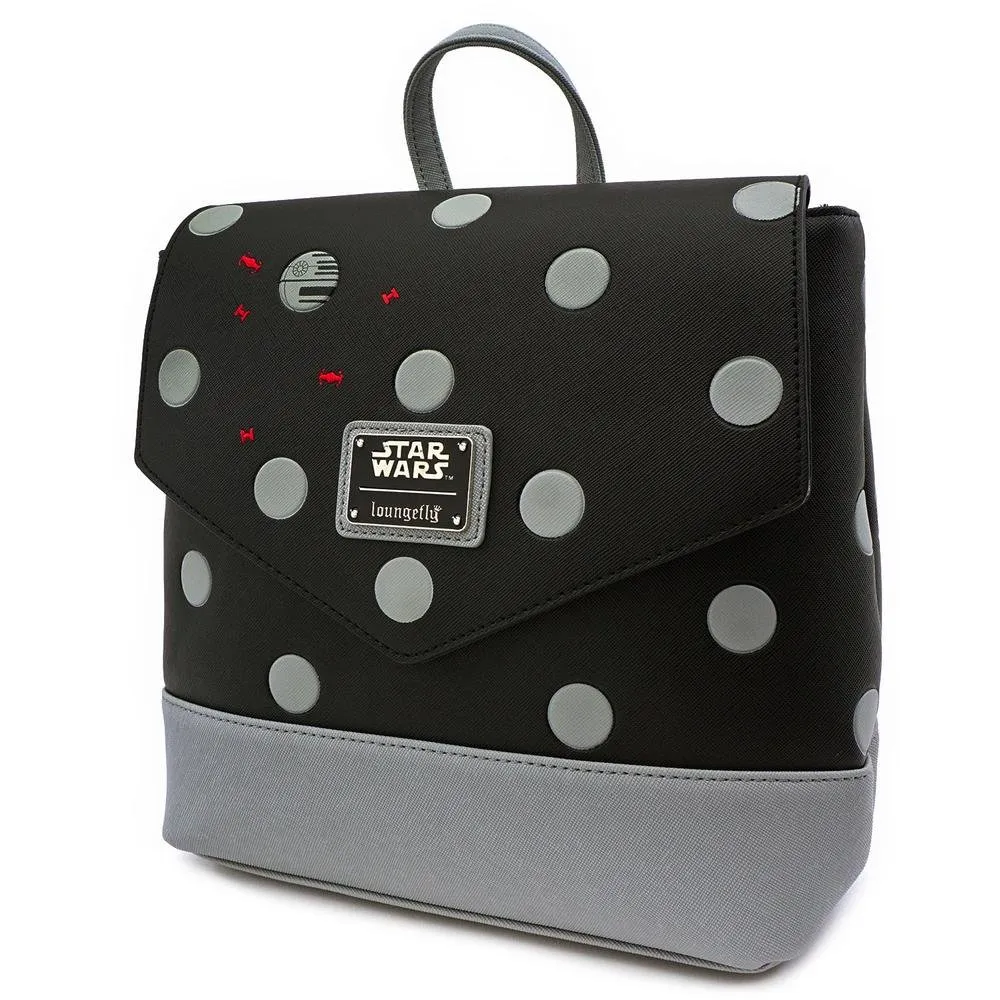 Disney Star Wars Polka Dot Death Star Patterned Mini Backpack