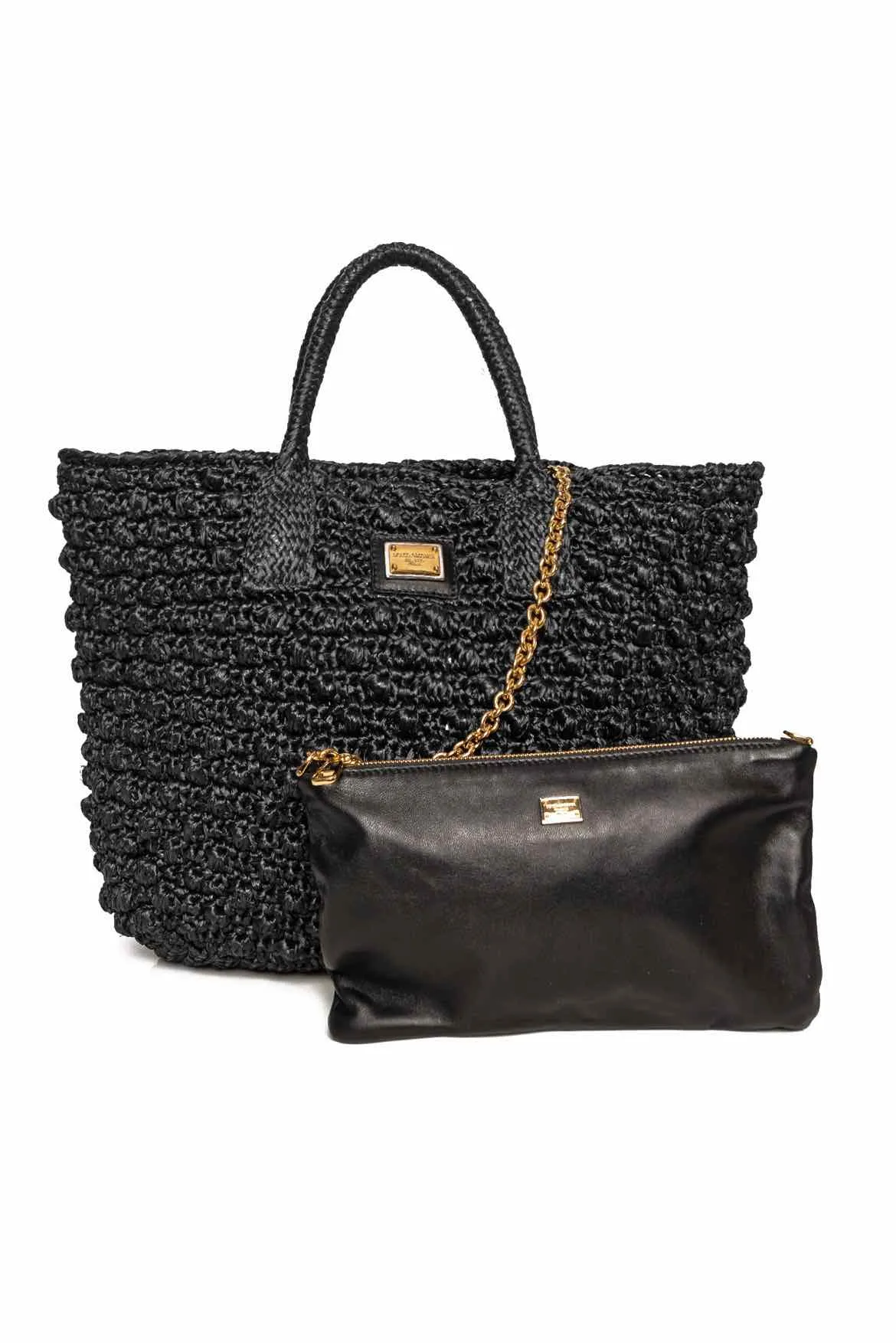 Dolce & Gabbana Raffia Tote