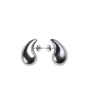 Drop Earrings, Silver