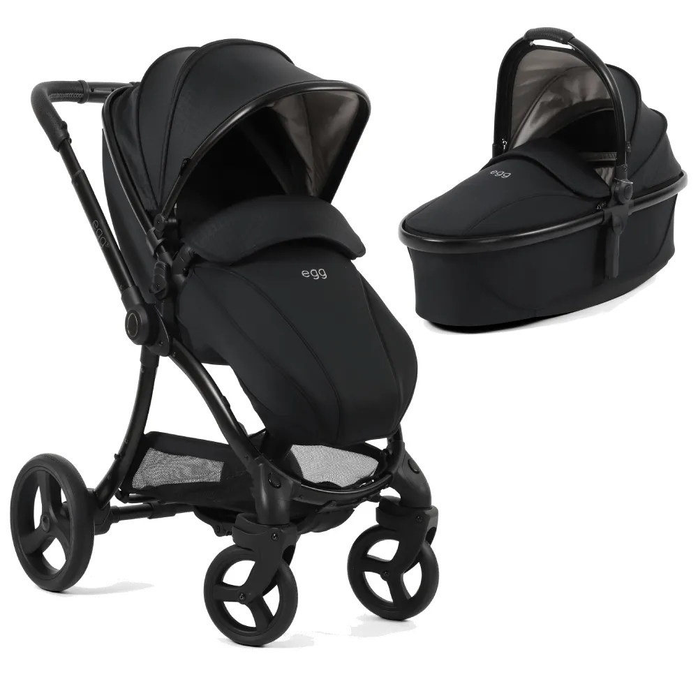 Egg 3 Luxury Shell i-Size Travel System - Houndstooth Black