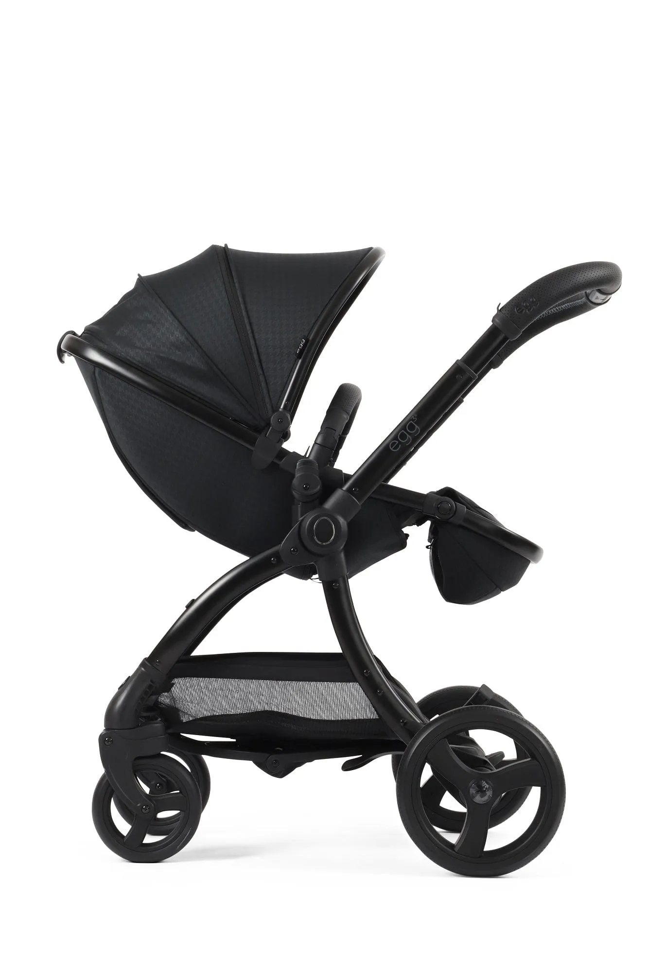 Egg 3 Luxury Shell i-Size Travel System - Houndstooth Black