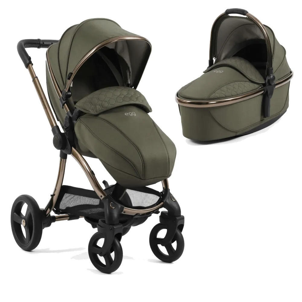 Egg 3 Luxury Shell i-Size Travel System - Hunters Green