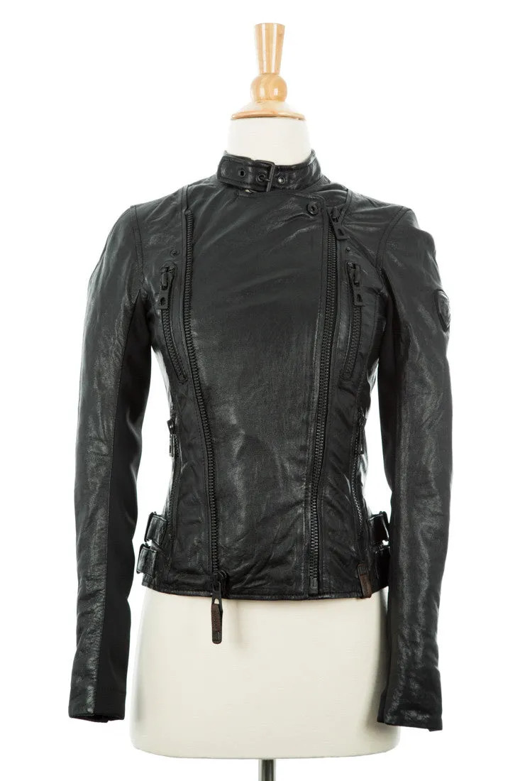 Elsa Leather Biker Jacket