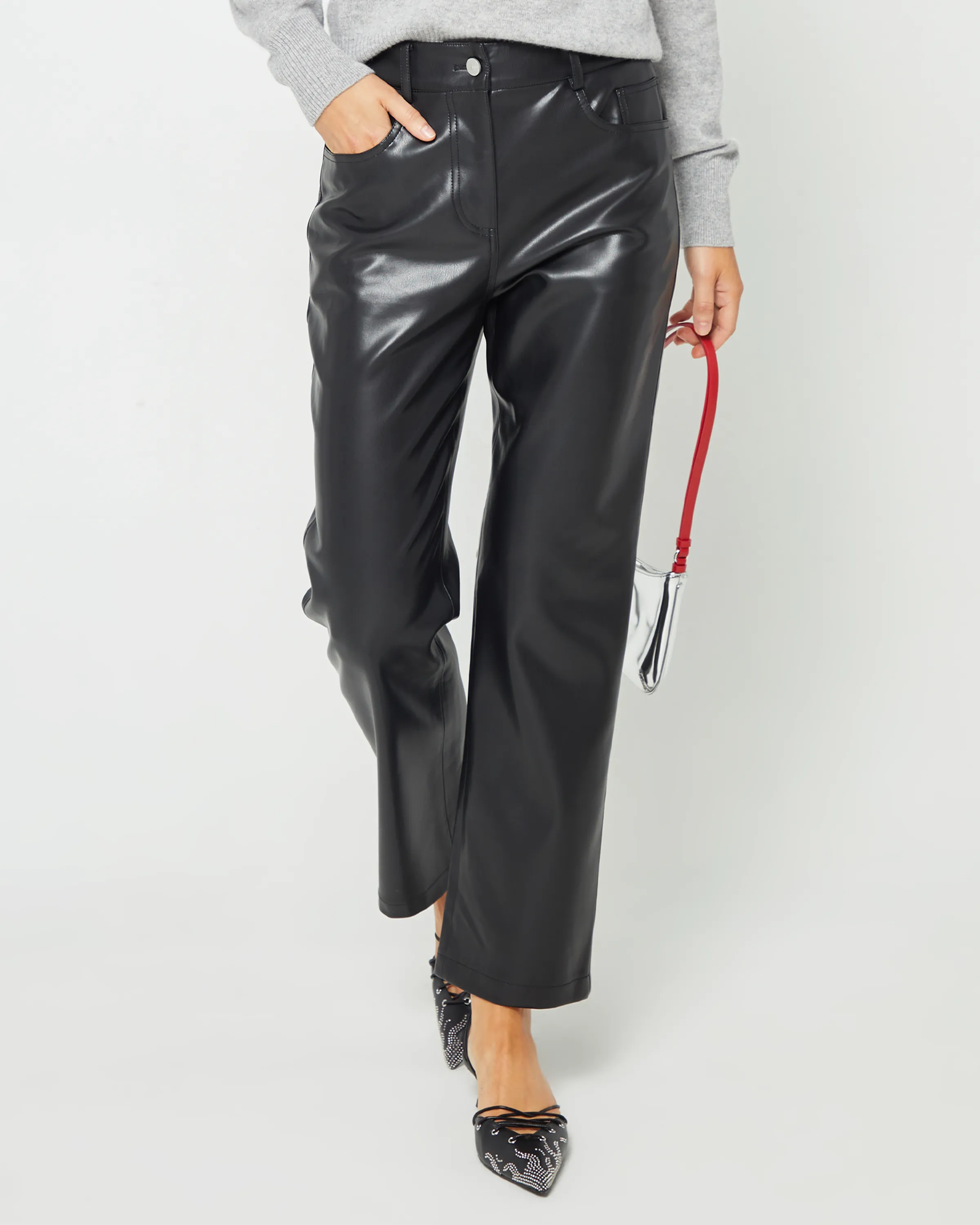 Emily Vegan Leather Pant