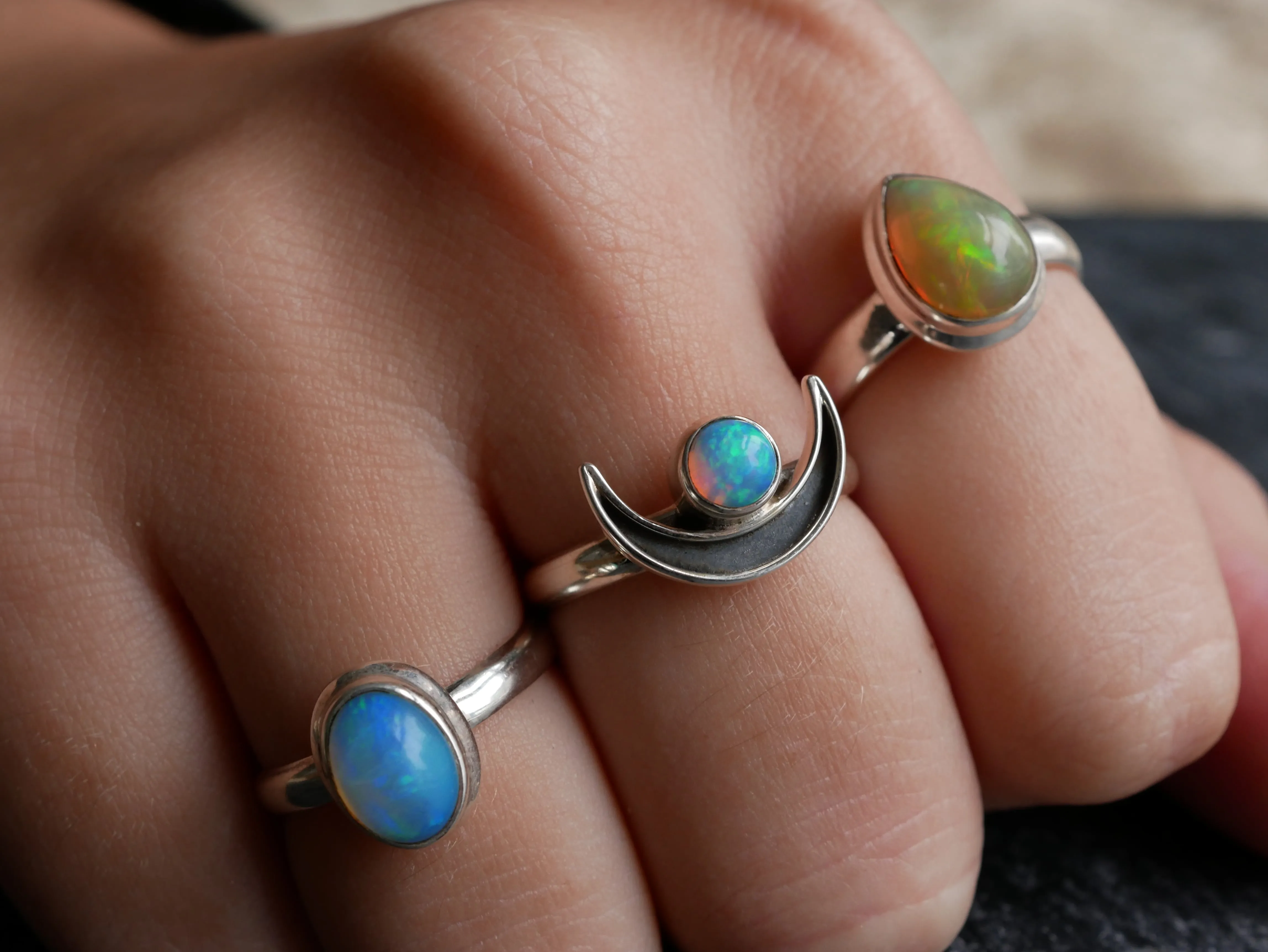 Ethiopian Opal Araceli Ring