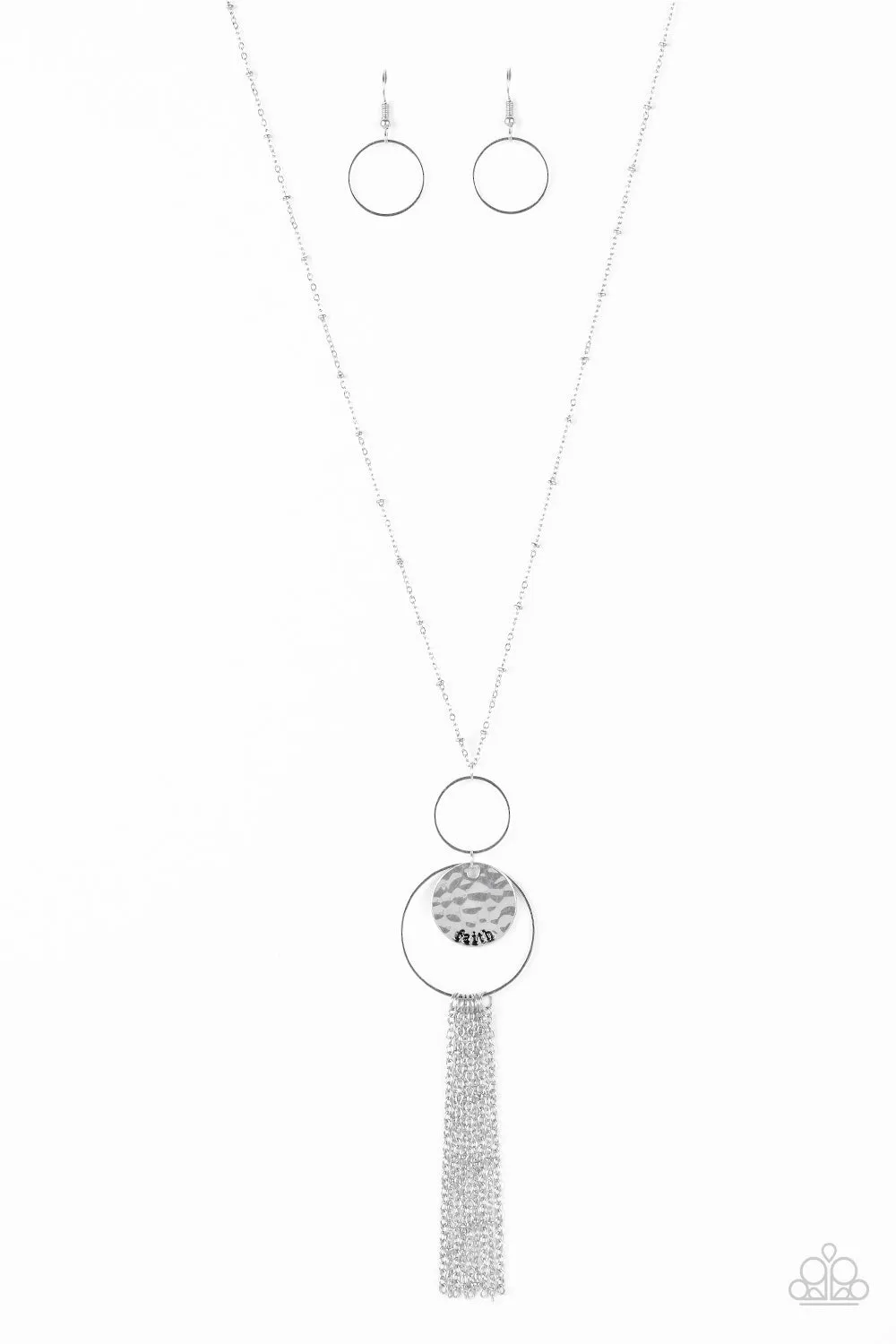 Faith Makes All Things Possible - Silver Necklace