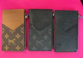 Fashion leather card wallet compact